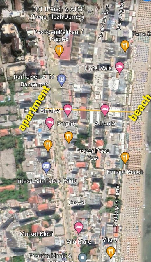 Bral Apartment 3 Durres Bagian luar foto